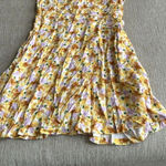 Rusty  surfer girl dress size small yellow florals button down mini dress Photo 5