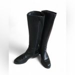 Life Stride Bristol Black Leather Riding Boots Size 8M Photo 1