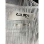 Golden by TNA White Lace Boho Bohemian Oversized Crop Sleeveless Blouse Medium Photo 3