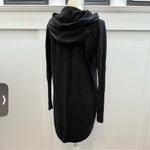 Athleta  SOLITUDE HOODIE SWEATSHIRT DRESS Black Size Oversized XS Photo 5