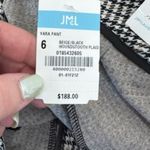 J. McLaughlin  Yara Pant 6 Houndstooth Plaid Beige Black Career‎ Trouser NEW $188 Photo 5