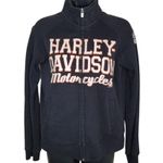 Harley Davidson Vintage Full Zip Sweatshirt Jacket Size Medium Photo 0