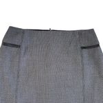 White House | Black Market  Women’s Luxe Suiting Pencil Skirt Size 8 Leather Trim Photo 3