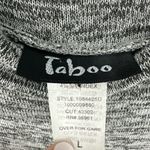 Taboo Mini Dress Off The Shoulder With Belt Grey Black Y2K Women’s Size Large Photo 4
