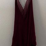 American Eagle Women AEO First Essentials Body Suit Halter Lace Trim Small Photo 0