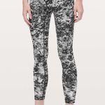 Lululemon NWOT Wunder Under High-Rise 7/8 Tight 25" in Masked Lace Starlight Black size 2 Photo 0