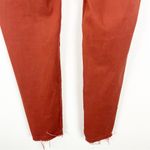 Articles of Society  Sarah Burnt Orange Release Frayed Hem Skinny Jeans, Size 30 Photo 7
