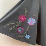 Matilda Jane  Finn Gray Floral Embroidery Circle Skirt Photo 2
