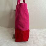 Victoria's Secret Victoria’s Secret Pink Red Metallic Large Tote Photo 7