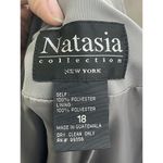 Natasia Collection NY Women's Gray Dressy Blazer Jacket‎ SZ 18 B Photo 4