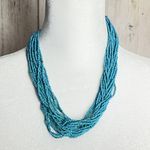 Fashion Statement Beaded Turquoise Necklace Photo 0