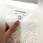 Women’s crochet tunic/ cover up🌹 White Size M Photo 2