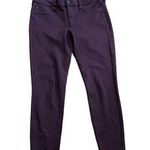 Liverpool Madonna Size 2/26 Petite Dark Plum Aubergine Zip Up Stretch Pants Purple Photo 0