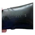 Lauren Ralph Lauren Myla Black Leather Ankle Boots Size 10B Heels Ankle Zip Photo 11