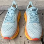 Hoka One One Womens Clifton 8 Summer Song/Ice Flow Size 10B Blue Photo 2