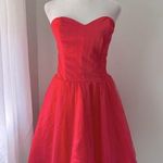 Vintage Y2K Steppin’ Out Coral Pink Strapless A Photo 0