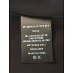 ASTR the Label Pleated Black Midi Dress V-neck Slit Cocktail Maxi Size M Photo 11