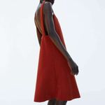 ZARA  Buttoned Loose-Fitting Square-Cut Dress Size S NEW Photo 7