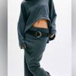 Free People  Miley Reversible Set in Gray Photo 1