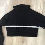 Wilfred Free Womens Crew Neck Long Sleeves Cropped Sweater Black Wool Size M Size M Photo 5