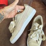 Puma Vintage Style Sneakers- tan Basket Heart Coach/ Festival sneakers size 7.5 Photo 5