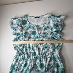Bloomchic Floral Midi Dress Sz 18/20 Stretch Waist Bloomcore Flowy Boho Cottage Green Photo 9
