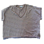 Madewell  Striped Paulson Sweater‎ Womens Medium Boxy Photo 0