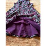 Rebecca Taylor  100% Silk Floral Dress Size XS Sleeveless Zip Back Photo 8