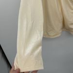 J.Crew  Mercantile Pale Yellow Velvet Long Sleeve Top Size XXL Photo 3