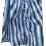 Live 4 Truth  blue white off shoulder boho dress‎ Medium Photo 2