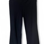 Athleta  Power Up Capri Leggings Yoga Pants Split Back Hem in Black Womens Size M Photo 0