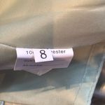 Women’s Light Green Prom Formal Dress Criss Cross Straps Leg Slit Size 8 NWOT Photo 7