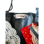 PatPat Women's Blue & Lace White Shorts Romper Photo 2