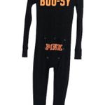 Victoria's Secret Victoria’s Secret Pink Thermal Sleep Skeleton Onesie Black XS Photo 9