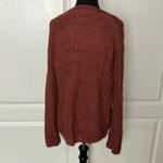 Affliction  RED MARLED GROMMET V NECK KNIT SWEATER Photo 1