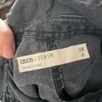 ASOS Gray Button Down Denim Dress Photo 3