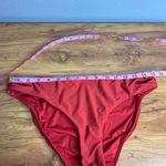 Calia Cut Out Bikini Bottoms Womens Size M Rust Orange Low‎ Medium Coverage Photo 2