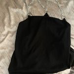 SheIn Chain Sleeve Crop top Photo 0