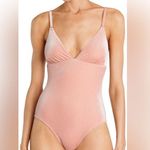Robin Piccone Roxy Triangle One-piece Swimsuit, Blush Color, Size 8, $178 Photo 0