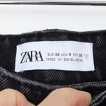 ZARA  High Rise Button Fly Distressed Denim Shorts Womens Size 4 Photo 2