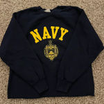 oversized crewneck Navy Blue Size L Photo 0