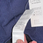 Cupshe  swimsuit Blue knit pattern lined One Piece Swimwear NEW strappy back Photo 6