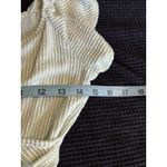 Caution to the Wind  Green/White Stripe Ruffle Straps‎ Short Dress Size Medium Photo 5