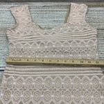 Body Central  Pink Lace Overlay Mini Dress Sleeveless [Size Medium] Made in‎ USA Photo 4