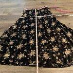 Ann Taylor Floral Maxi Skirt in Black Beige Size 8 NWT Vintage Photo 11