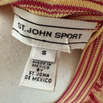 St. John BUtton Down Short Sleeve Sweater Size Small Photo 4