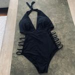 Tempt Me Women Sexy One Piece Swimsuits Plunge V Neck Halter Bathing Suits Cutout Monokini Photo 7