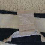 Banana Republic Sequin Collar Striped Tee Navy White - Size Medium Photo 7