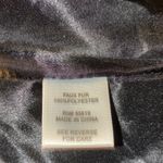 Fever Black Faux Fur Coat Jacket Evening Wear Party Women’s Small Photo 3