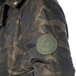 Juicy Couture  Women’s Small Camo Puffer Moto Jacket Green Zip Front Quilted Y2K Photo 13